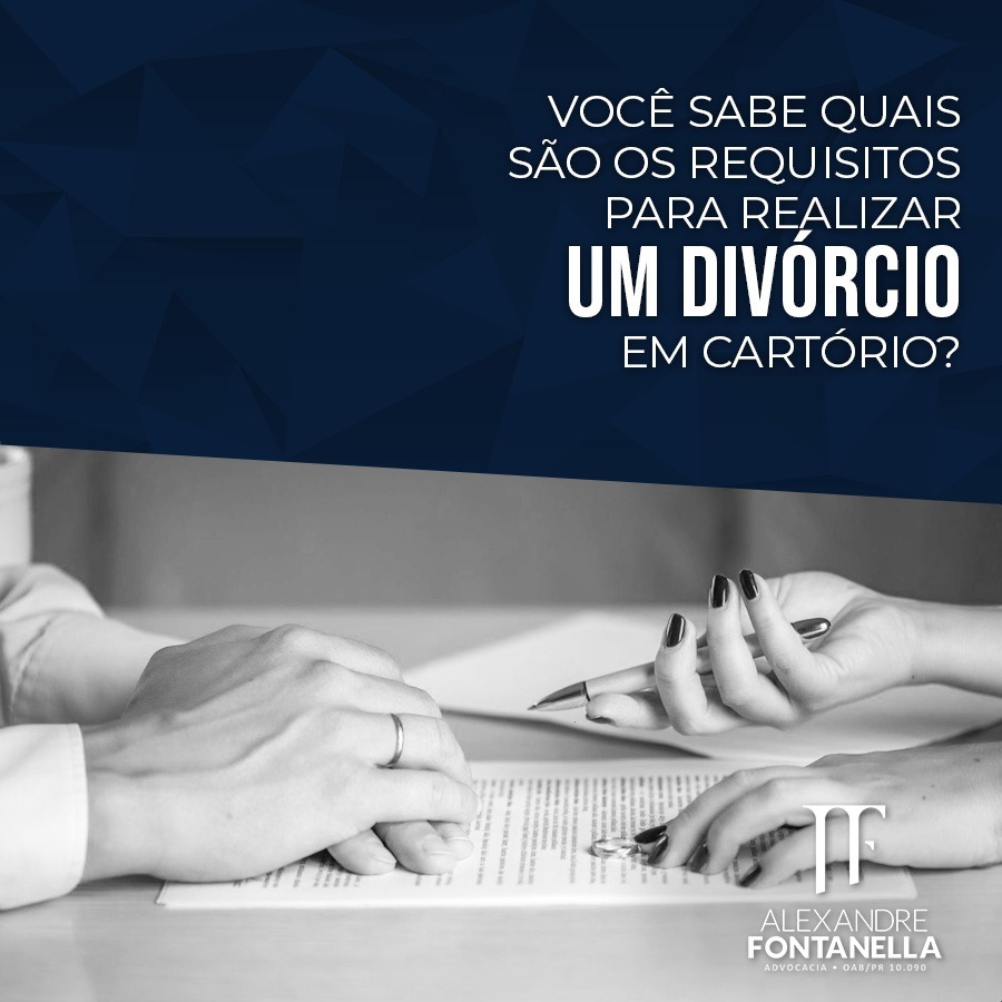 Requisitos do Divórcio Extrajudicial