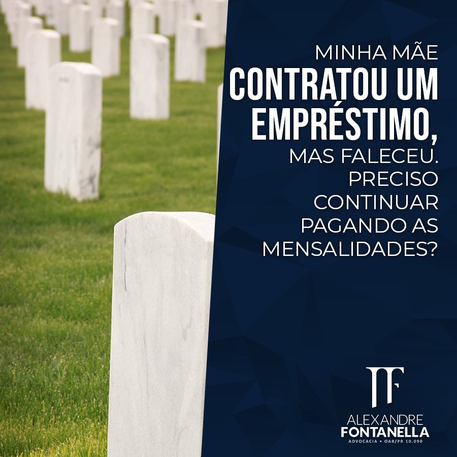 Devo pagar o empréstimo feito por pessoa falecida