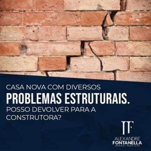 Imóvel com problemas estruturais