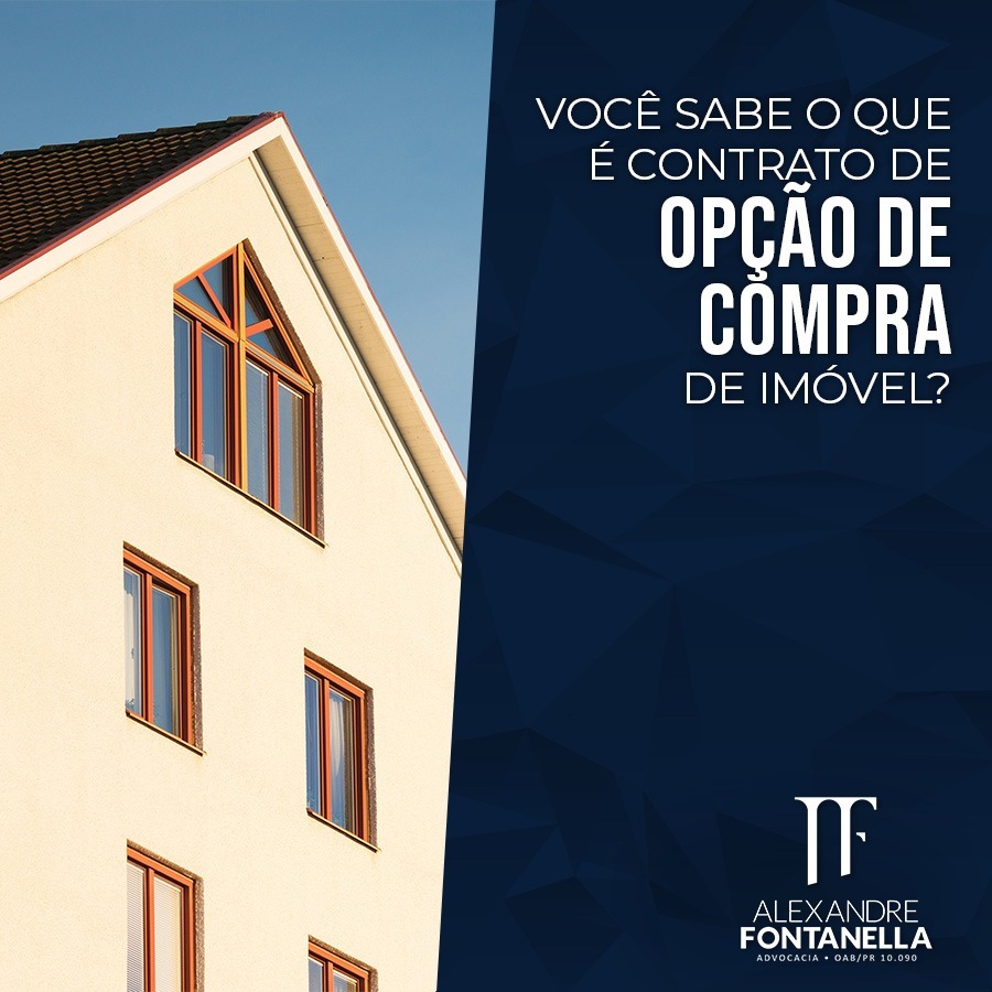 Contrato de opção de compra de imóvel