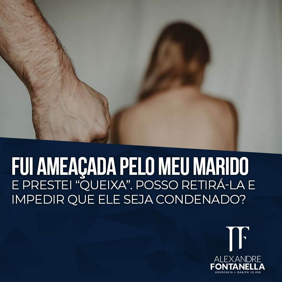 A queixa por violência doméstica pode ser retirada