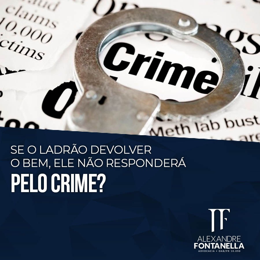 A devolução da coisa roubada afasta a responsabilidade do ladrão?
