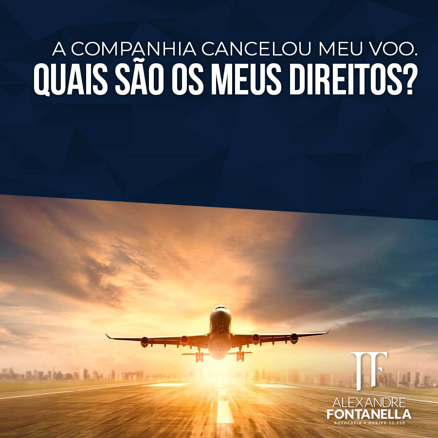 Meu voo foi cancelado: quais meus direitos?