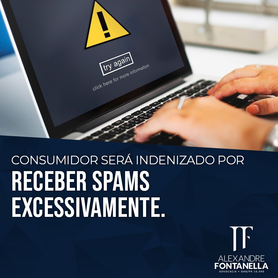 Consumidor será indenizado por receber spams excessivamente