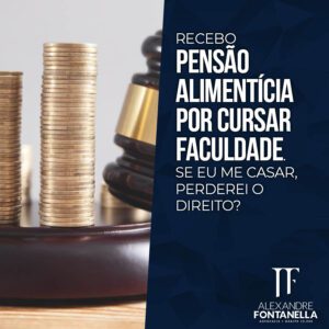 Recebo pensão alimentícia, se eu me casar, perco o direito?