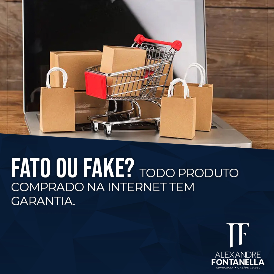 Todo produto comprado na internet tem garantia?