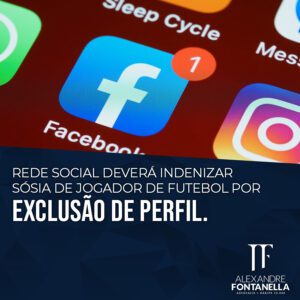 Rede social deverá indenizar usuário por EXCLUSÃO DE PERFIL