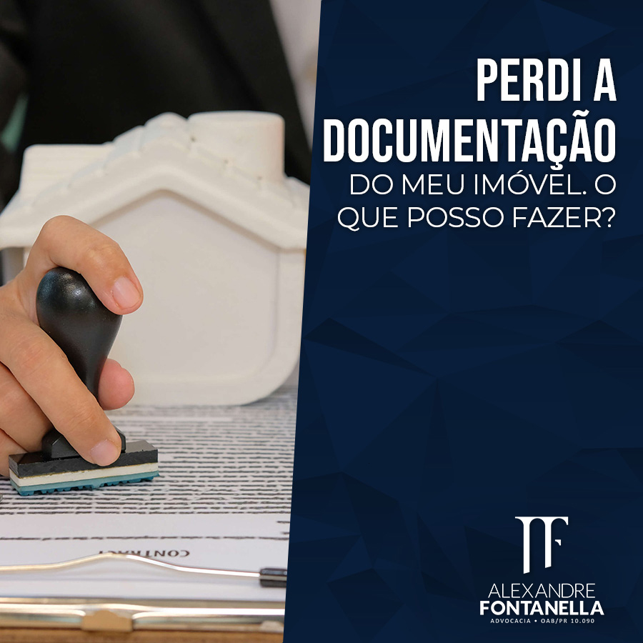 Perdi a documentação do meu imóvel, como posso resolver?