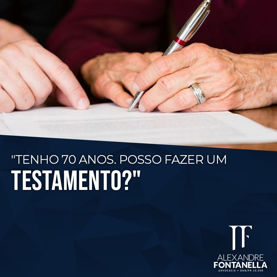 Idoso pode fazer testamento?