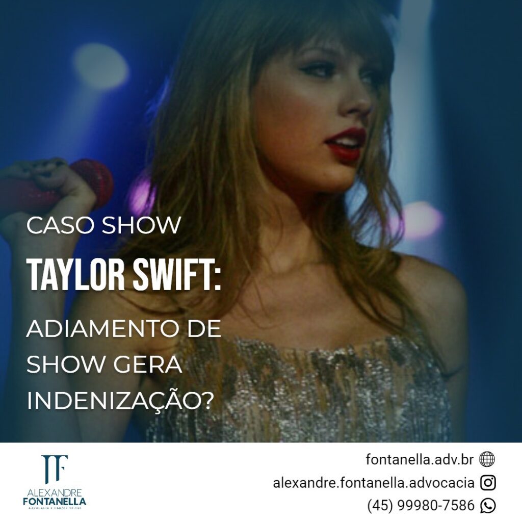 Cancelamento Show Taylor Swift