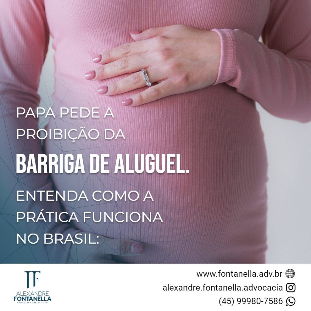 Papa pede proibição de barriga de aluguel. Entenda como funciona no Brasil