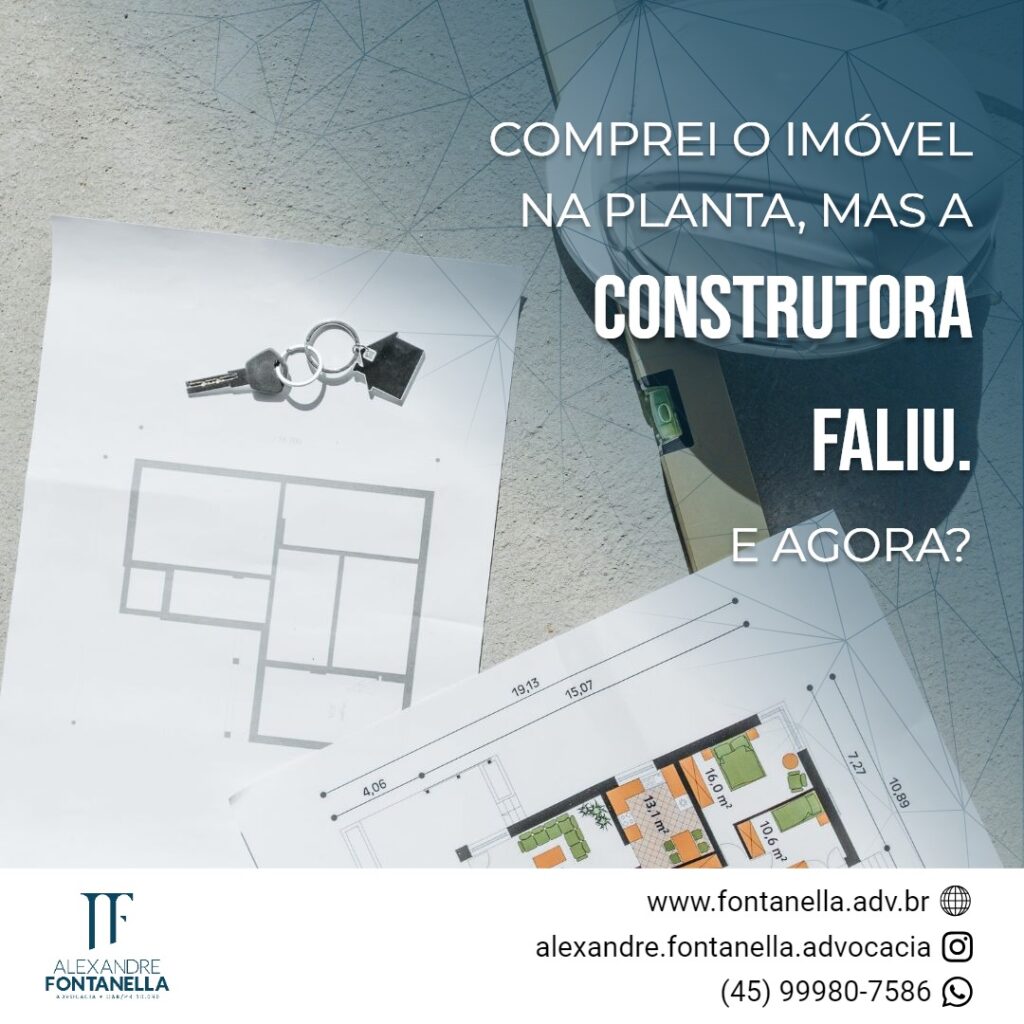 Comprei o imóvel na planta, mas a construtora faliu. Saiba o que fazer para regularizar o imóvel.