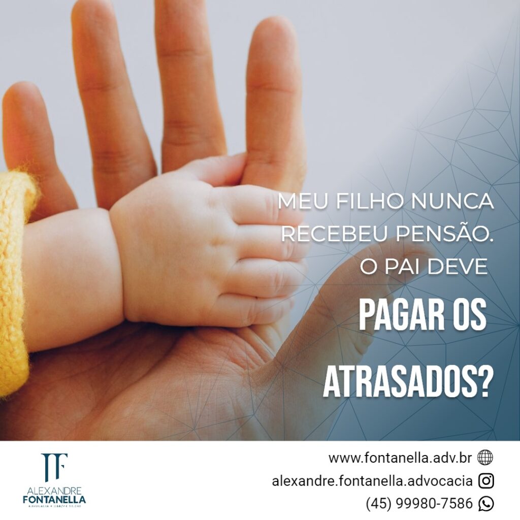 Meu Filho Nunca Recebeu Pensão: O Pai Deve Pagar Os Atrasados?