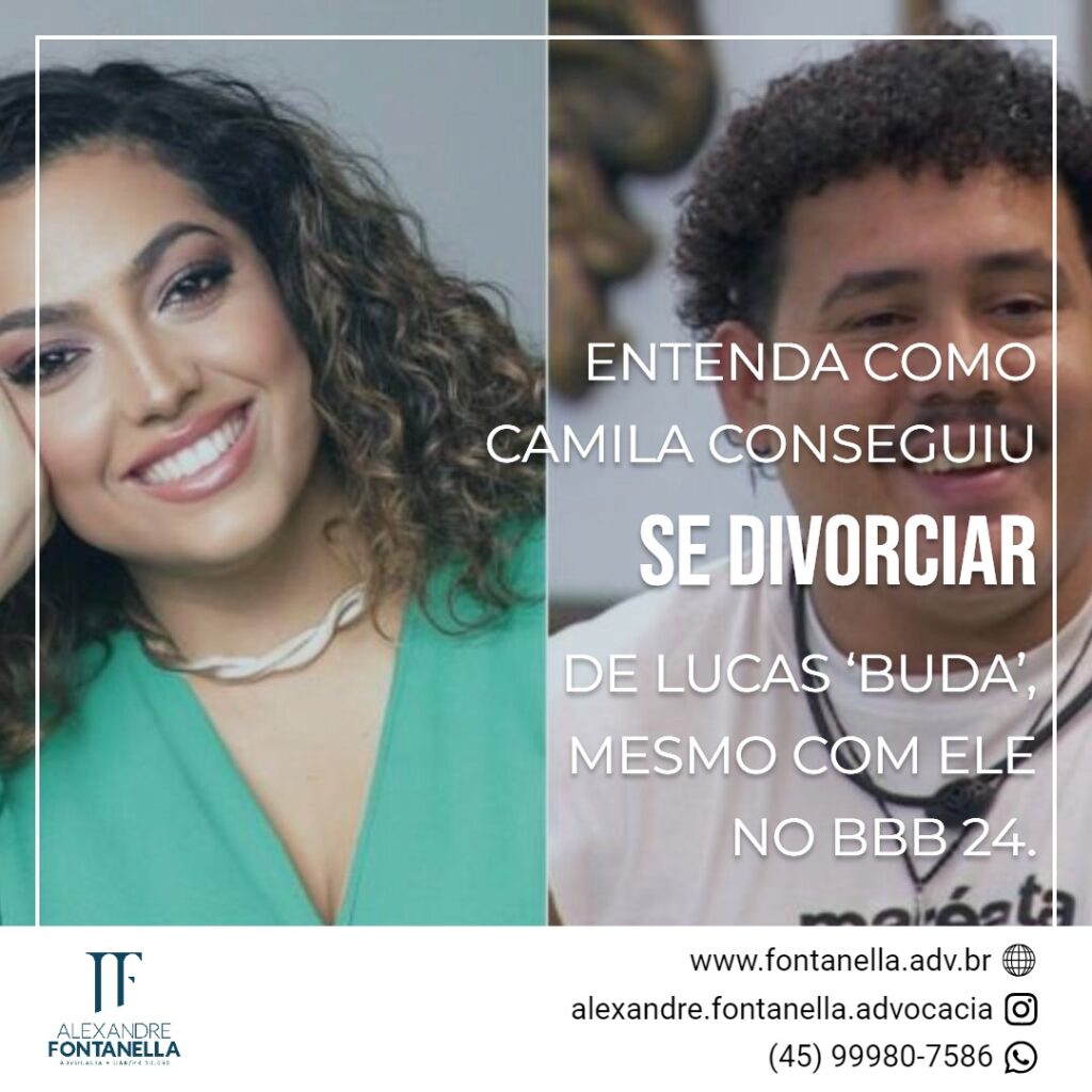 Entenda como Camila conseguiu se divorciar de Buda do BBB 24