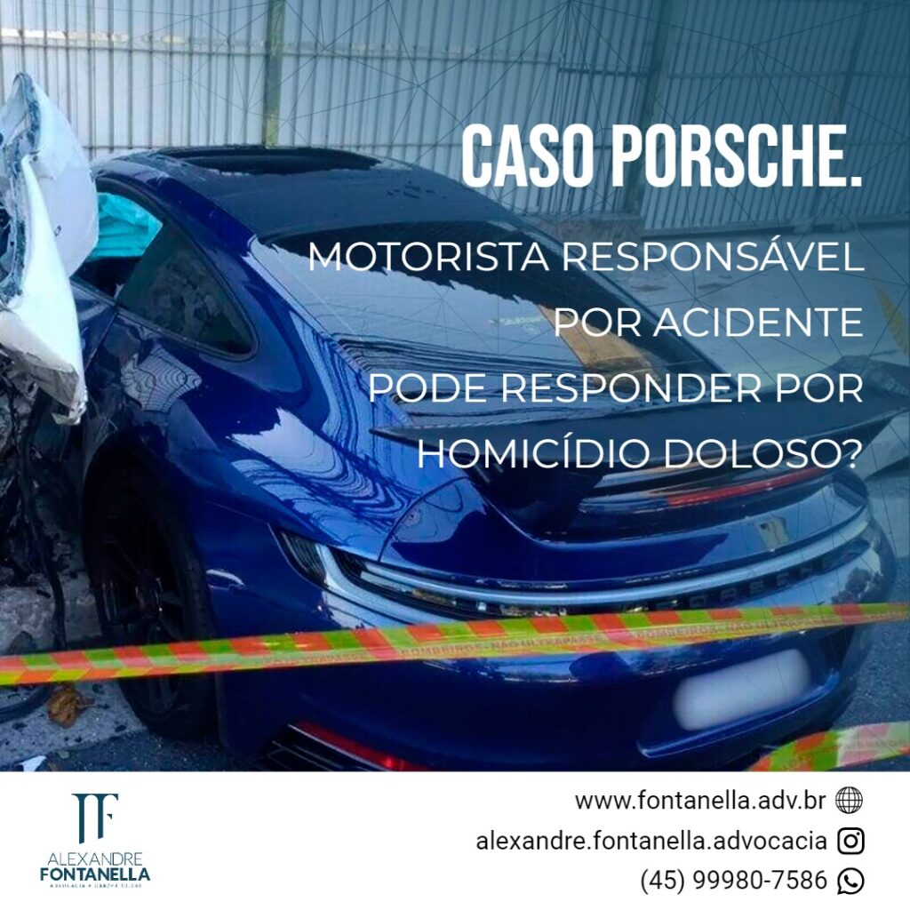 Motorista de Porsche envolvido em acidente pode responder por Homicídio Doloso?