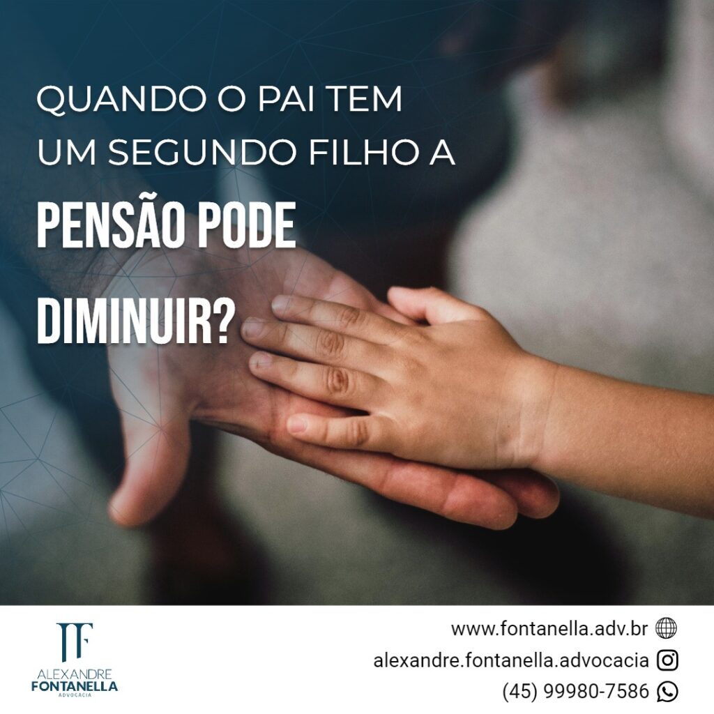 O valor da pensão pode ser reduzido se o pai tiver um novo filho?