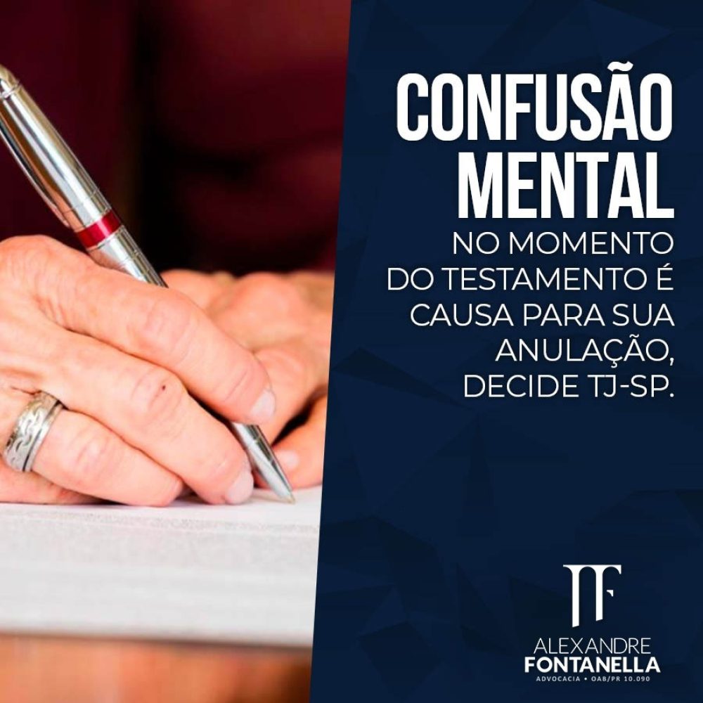É possível anular um testamento