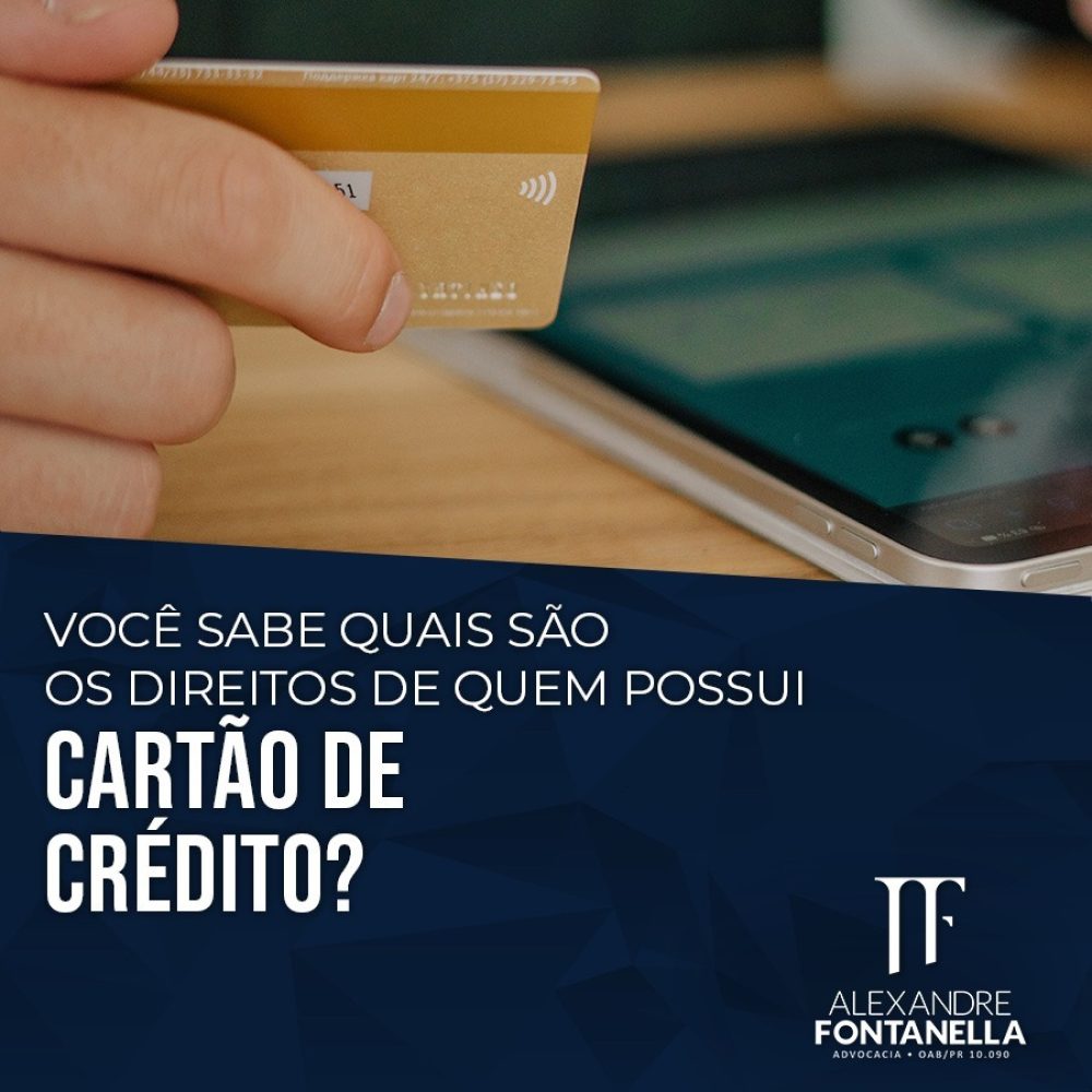 Direitos de quem possui cartão de crédito